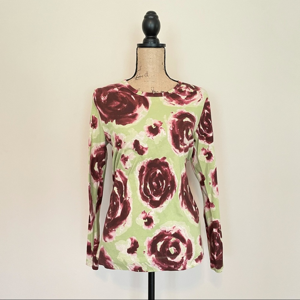 Simply Vera (Vera Wang) Printed Long Sleeve Tee